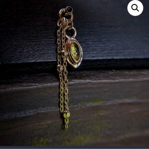 New High Noon Handmade sandman charm w green tourmaline in yellow gold 💚💛